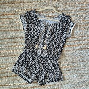 Boston Proper Patterned Romper